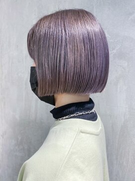 アイティーバイアルバム 松戸店(IT by ALBUM) ラベンダーボブ_ミニウルフテラコッタくすみブルー_ba325931