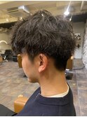 Voasorte GARDEN メンズ波巻きツイスパミックス