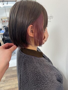 ヘアーザラブズラフズ オーガニカ 北九州(HAIR THE LOVES LAUGHS ORGANICA) インナーカラー*