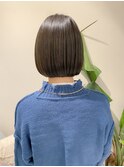 【畠中ケント】ショコラベージュまとまるボブ
