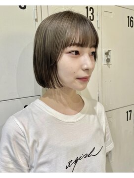 クリアーオブヘアー 栄南店(CLEAR of hair) ボブ×ミルクティー