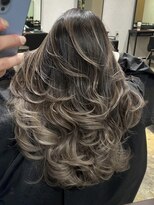 メリー オオサカ(Merly Osaka)&nbsp;上品キレイなマダムスタイル_layer×dark brown ash_