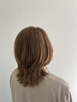 ゴットフロー(GOTTO FLOW)&nbsp;ミルクティーベージュ/くびれウルフ/ブリーチ