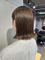 シェル 吉祥寺(shell)&nbsp;グレージュカラー/ボブウルフ/黒髪/ココアベージュ