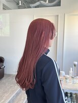 ロカ 表参道(loka)&nbsp;ピンクブラウン/姫カット[表参道/ハイライト/インナーカラー]