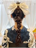 卒業式ヘアセット