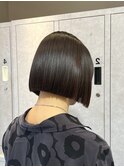 イメチェン/フルバング/似合わせカット/レッドブラウン/髪質改善