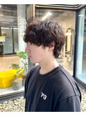 プードルパーマ メンズカット 表参道