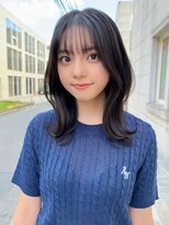 レイリー 原宿 表参道(Rayreee)&nbsp;人気の顔周りレイヤー くびれミディアム/原宿/表参道