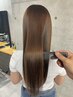 【超音波アイロンケアプロ使用】超集中補修ケア+カラーのみ『9500円』