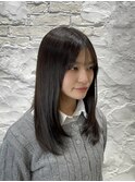 極!!うる艶髪質改善ストレート×顔まわりローレイヤー(a)
