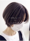 【バッサリカット】 ボブからハイライトショート