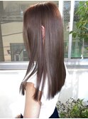 ラベンダー艶ストレート