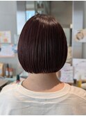 20代30代かわいい切りっぱなしボブ