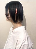 レイヤーボブ/ツヤボブ/顔まわりカット/ぱっつんボブ