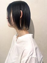 ユニバイリサ 天神大名店(uni by risa)&nbsp;レイヤーボブ/ツヤボブ/顔まわりカット/ぱっつんボブ