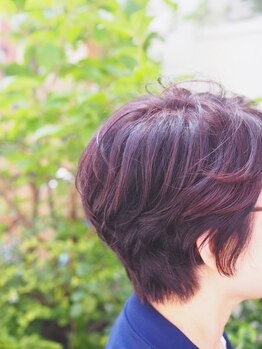 エイブルの写真/【南草津】『エイブルビヨウシツ』こだわりのコスメパーマ☆髪に優しいからカラーとの同時施術もOK！