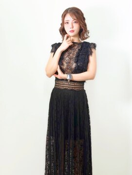 ステラ(Stella) 宣材サロモボブ編。ハーフアップvol2.0