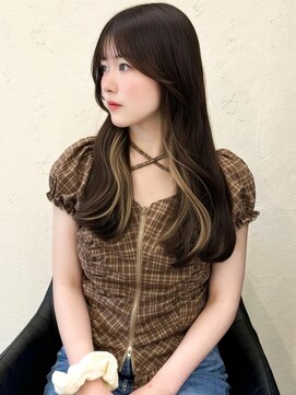 セルカ 新宿(CERCA) 新宿韓国風シースルーバングと透けないサイドバング