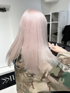 ココ 原宿(KOKO) ホワイトブロンド/イメチェン/似合わせカット/くびれヘア