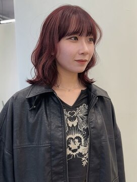 ユー セント(yew scent) チェリーレッド＋ボブ