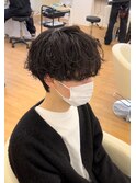 緩めシャドウパーマ