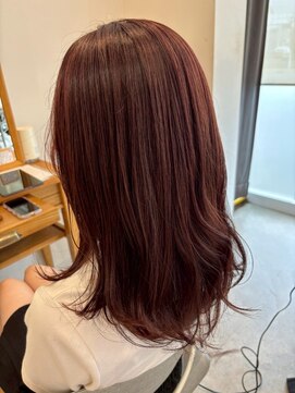 ビレア 尾張旭店(BELEA) ココアブラウン/ボルドーカラー/ツヤ髪