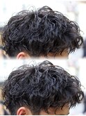 ピンパーマ/スパイキーショート/ツイストスパイラル/メンズ