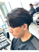 シャドウパーマフェザーパーマニュアンスパーマセンターパート