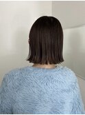 ブリーチなし透明感べージュカラー
