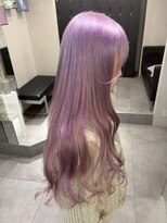 ベレーザ 渋谷(BELEZA)&nbsp;17708ラベンダーパープルバタフライレイヤーカットボルドカラー