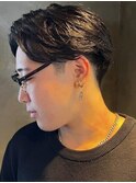 毛流れパーマ ダウンパーマ 刈り上げショート 20代【札幌】