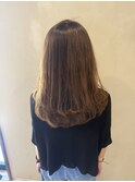 レイヤースタイル、ベージュカラー、髪質改善