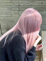 ヲタク(wotaku.)&nbsp;ホワイトピンクペールピンクトリプルカラーケアブリーチ暖色ヘア