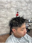 ブリーチハイライト髪質改善ダブルカラーレイヤーカット/本厚木