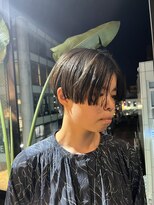 ビハインドザカーテン(BEHIND THE CURTAIN)&nbsp;ハンサムショート×ツーブロックレイヤー×パラパラブリーチ