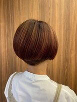 ココ(qoqo)&nbsp;丸みショート　ハイライトカラー