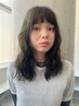 【顔まわり印象チェンジ】前髪カット+ベーシックカラー+サービスTR¥11000
