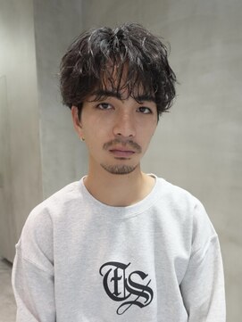 バイフィフス 原宿/表参道(by fifth) シャドウパーマルーズパーマスパイラルパーマメンズマッシュ