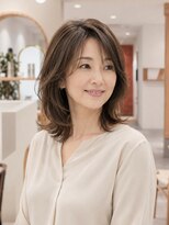 グート ヘアーラボ(gut HAIR LABO)&nbsp;白髪ぼかし/明るい白髪染め/レイヤーカット/ミディアム