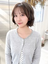 ユイマァル 岡山(YUIMARL)&nbsp;ビクシーカット★岡山20代30代40代★ラフウェーブ★ショートボブ