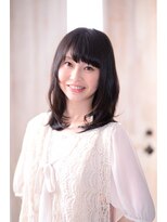 セリオン 調布 つつじヶ丘 調布店(CES LIONS)&nbsp;黒髪風カラー×ストカール　【セリオン】