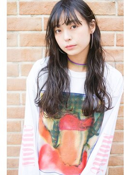 サロンドミルク 原宿(salon de MiLK) セミウエット無造作ロング☆