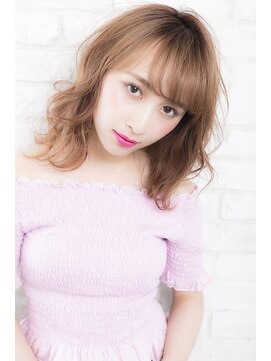 プライズ 池袋店(prize) ミルクティベージュ_シースルーバング_伸ばしかけ【池袋】104