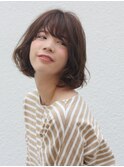  [オージュアサロン/恵比寿]フェミニンカールボブ