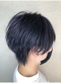 ダークブルーカラー【新宿 美容室】