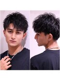 無造作束感ショート 大人 社会人 ビジネス スーツ メンズ 30代