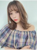 エアリー外ハネ_色っぽふんわりミディ