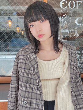 ルービック 枚方(Rubik's) ウルフヘア×インナーデザインカラー