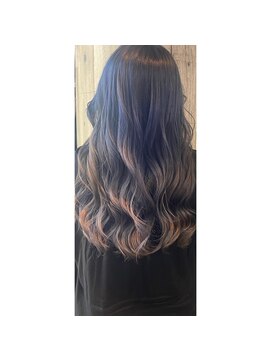 ジーナ 福岡千早(Zina) 【Zina】ブルーグラデーション/艶カラー/20代30代40代